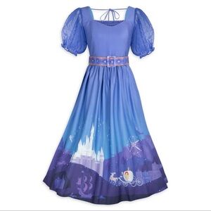 NWT Disney Parks Her Universe Cinderella Castle Dress Adult Size S